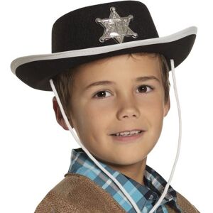 Boland Chapeau de cow boy sheriff enfant t.55 a 57cm Blancs Boland Chapeau de cow boy sheriff enfant t.55 a 57cm Blancs