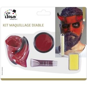 Maquillage Halloween: Diable (x1) REF/12900 rouge Maquillage Halloween: Diable (x1) REF/12900 rouge