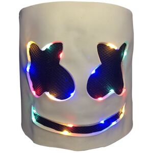 OEM Masque Marshmello Halloween Bal costumé Lumineux - Taille Unique - Multicolore Multicolore OEM Masque Marshmello Halloween Bal costumé Lumineux - Taille Unique - Multicolore Multicolore