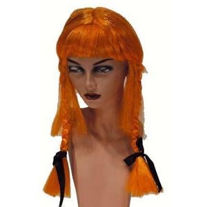 Partyline Perruque femme tresses orange - accessoires de deguisements Orange Partyline Perruque femme tresses orange - accessoires de deguisements Orange
