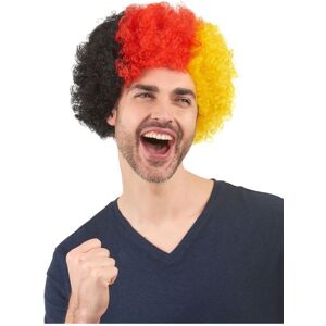 Générique Perruque afro supporter allemagne jaune Générique Perruque afro supporter allemagne jaune