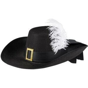 Boland chapeau Musketier André hommes taille unique noir Zwart Boland chapeau Musketier André hommes taille unique noir Zwart