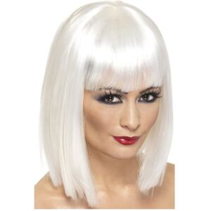 Perruque Glamour Blanche Courte de Smiffys - Accessoire pour déguisement féminin Perruque Glamour Blanche Courte de Smiffys - Accessoire pour déguisement féminin