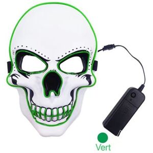 Masque【Plus it】 LED Tête de mort Vert 25x17x7cm vert Masque【Plus it】 LED Tête de mort Vert 25x17x7cm vert