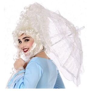 Atosa Ombrelle dentelle blanche - Déguisements et fêtes Blanc Atosa Ombrelle dentelle blanche - Déguisements et fêtes Blanc