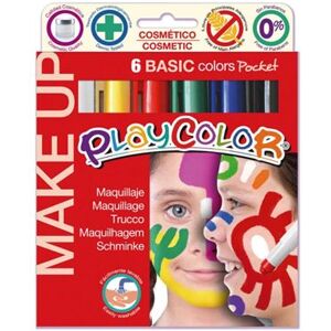 Playcolor Boite de 6 sticks Maquillage Pocket Basic Assortiments Playcolor Boite de 6 sticks Maquillage Pocket Basic Assortiments