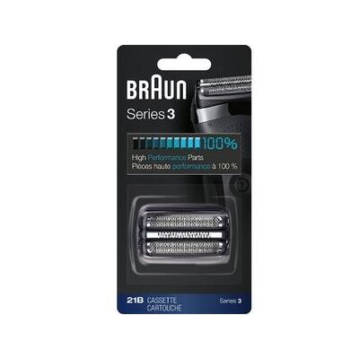 Grille et tête de rasoir Braun Tête de rasage 21B Noir Grille et tête de rasoir Braun Tête de rasage 21B Noir