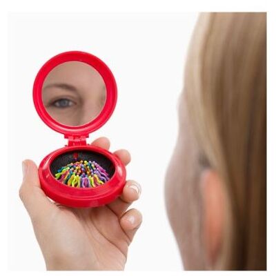 Miroir de Poche avec Brosse Intégrée Colors Miroir de Poche avec Brosse Intégrée Colors