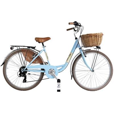 Vélo de ville Dolce Vita by Canellini VENERE 26" avec panier - Bleu Bleu Vélo de ville Dolce Vita by Canellini VENERE 26" avec panier - Bleu Bleu