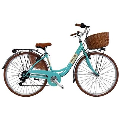 Vélo de ville Dolce Vita by Canellini VENERE 28" avec panier - Tiffany Tiffany Vélo de ville Dolce Vita by Canellini VENERE 28" avec panier - Tiffany Tiffany