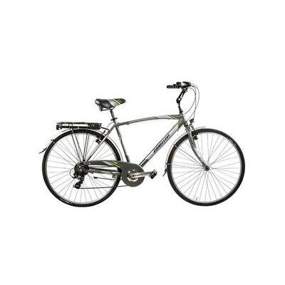 Vélo de ville Canellini EGO Aluminium homme 21v - Gris/Lime Gris/Lime Vélo de ville Canellini EGO Aluminium homme 21v - Gris/Lime Gris/Lime