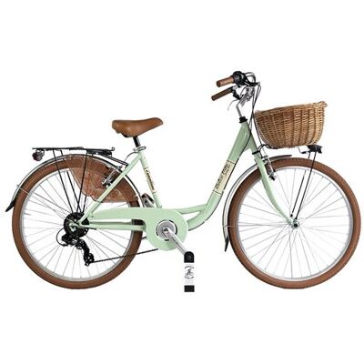 Vélo de ville Dolce Vita by Canellini VENERE 26" avec panier - Vert Clair Vert Clair Vélo de ville Dolce Vita by Canellini VENERE 26" avec panier - Vert Clair Vert Clair
