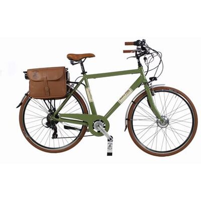 E-Bike Dolce Vita by Canellini Vélo de Ville Retro Vintage Homme Vert Olive 54 Vert Olive E-Bike Dolce Vita by Canellini Vélo de Ville Retro Vintage Homme Vert Olive 54 Vert Olive