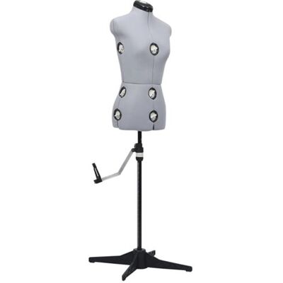 vidaXL Mannequin femme ajustable gris taille 33-40 - Mannequin vidaXL Mannequin femme ajustable gris taille 33-40 - Mannequin