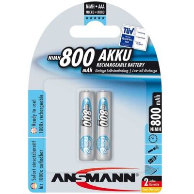 ANSMANN maxE batterie - type AAA - NiMH x 2 ANSMANN maxE batterie - type AAA - NiMH x 2