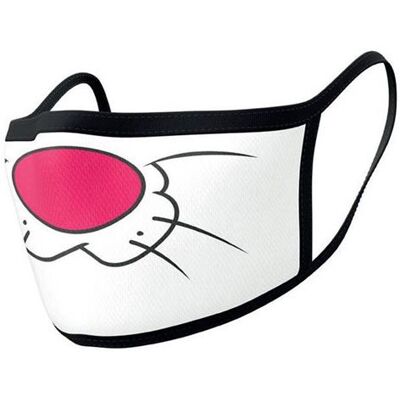 Wtt Masque - Looney Tunes - Sylvester - Lot De 2 blanc Wtt Masque - Looney Tunes - Sylvester - Lot De 2 blanc