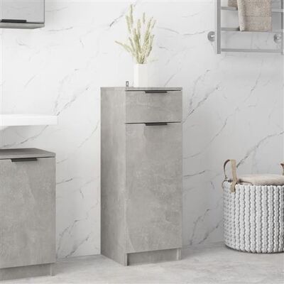 Meuble de salle de bain vidaXL gris béton - Rangement en bois Meuble de salle de bain vidaXL gris béton - Rangement en bois