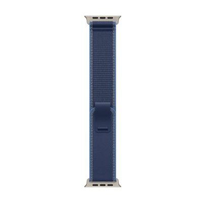 Boucle pour montre intelligente Apple 49 mmTitane naturel S/M Blue/Bright blue pour Watch Hermès Series 9, SE 3, Series 10, Series 11, Series 8, Series 9, Ultra 2, Ultra 3 Boucle pour montre intelligente Apple 49 mmTitane naturel S/M Blue/Bright blue pour Watch Hermès Series 9, SE 3, Series 10, Series 11, Series 8, Series 9, Ultra 2, Ultra 3