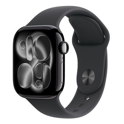 Apple Watch Series 11 GPS + Cellular 42 mm Boitier en Aluminium Noir de Jais avec Black Sport Band - M/L Noir Apple Watch Series 11 GPS + Cellular 42 mm Boitier en Aluminium Noir de Jais avec Black Sport Band - M/L Noir