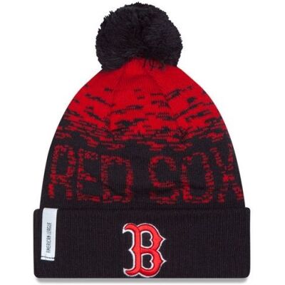 Bonnet MLB Bonston red Sox à pompon New Era Sport Knit Navy Bonnet MLB Bonston red Sox à pompon New Era Sport Knit Navy