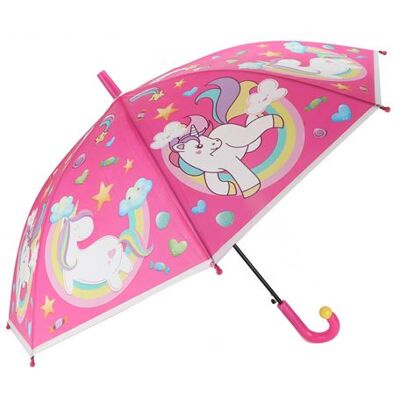 Toi-Toys parapluie enfant licorne rose 66 cm Rose Toi-Toys parapluie enfant licorne rose 66 cm Rose