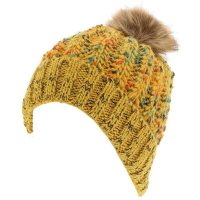 Bonnet à pompon Anako Darling jaune bonnet Multicolor Taille : Unique rèf : 60460 Multicolor Bonnet à pompon Anako Darling jaune bonnet Multicolor Taille : Unique rèf : 60460 Multicolor