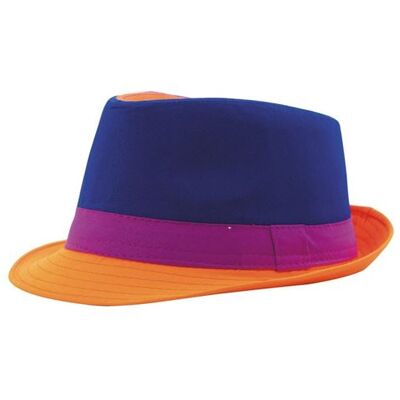 Chapeau Trilby Neon Bleu Bleu Chapeau Trilby Neon Bleu Bleu
