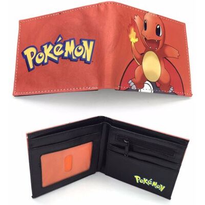 OEM Portefeuille en PU cuir - cadeaux personnalisés - Pokemon Charmander #203 Multicolore OEM Portefeuille en PU cuir - cadeaux personnalisés - Pokemon Charmander #203 Multicolore