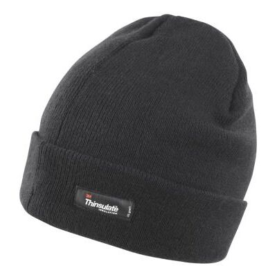 Result - Bonnet tricoté Thinsulate (3M 40g) - Adulte unisexe (Taille unique) (Noir) - UTBC2064 Noir Result - Bonnet tricoté Thinsulate (3M 40g) - Adulte unisexe (Taille unique) (Noir) - UTBC2064 Noir