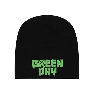 Green Day Bonnet en coton Logo noir Green Day Bonnet en coton Logo noir