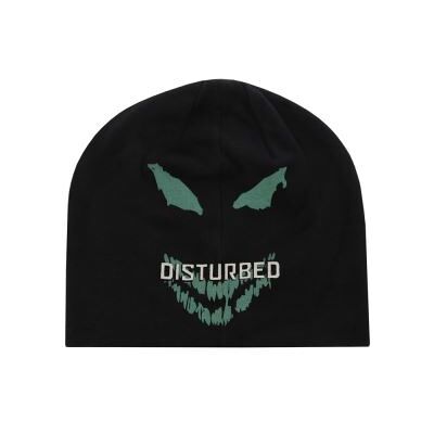 Disturbed Bonnet Face noir - Taille Taille unique Noir Disturbed Bonnet Face noir - Taille Taille unique Noir