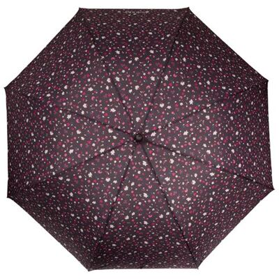 Parapluie 3 sections manuelle Isotoner Fleurs Arty Multicolore Parapluie 3 sections manuelle Isotoner Fleurs Arty Multicolore