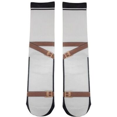 Paire de Chaussettes motif spartiates en forme de tong Multi Paire de Chaussettes motif spartiates en forme de tong Multi