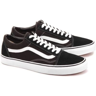 Sneakers Vans Old Skool Blanc pour Hommes 35 Blanc,Noir Sneakers Vans Old Skool Blanc pour Hommes 35 Blanc,Noir