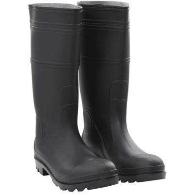 vidaXL Bottes de pluie noir taille 44 PVC137593 Noir vidaXL Bottes de pluie noir taille 44 PVC137593 Noir