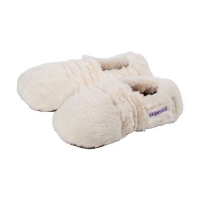 Warmies chaussons chauffants femmes crème taille 36-40 Crème Warmies chaussons chauffants femmes crème taille 36-40 Crème