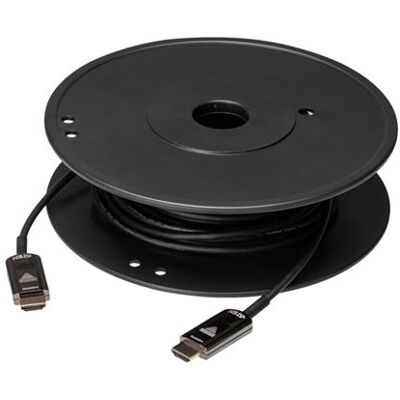 ATEN VanCryst VE781010 - Câble HDMI - HDMI mâle pour HDMI mâle - 10 m - cuivre hybride/fibre optique - noir - support 4K, Active Optical Cable (AOC) - pour ATEN VM5404HA, VM5808HA; VanCryst VM0808HA, VM3250, VM5404H, VM6809H, VS0801H Noir ATEN VanCryst VE781010 - Câble HDMI - HDMI mâle pour HDMI mâle - 10 m - cuivre hybride/fibre optique - noir - support 4K, Active Optical Cable (AOC) - pour ATEN VM5404HA, VM5808HA; VanCryst VM0808HA, VM3250, VM5404H, VM6809H, VS0801H Noir