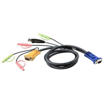 Aten technology ATEN 2L-5305U - câble clavier/vidéo/souris/audio - 5 m Aten technology ATEN 2L-5305U - câble clavier/vidéo/souris/audio - 5 m
