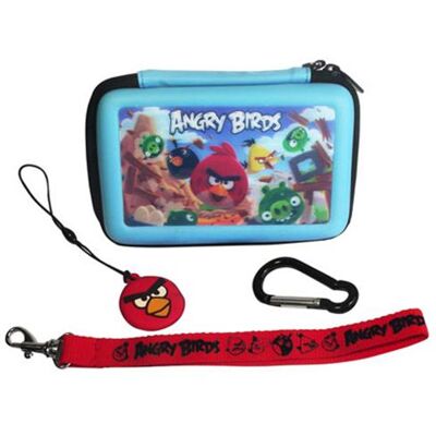 Pack d'accessoires DEA Angry Birds Bleu pour Nintendo 3DS Bleu Pack d'accessoires DEA Angry Birds Bleu pour Nintendo 3DS Bleu