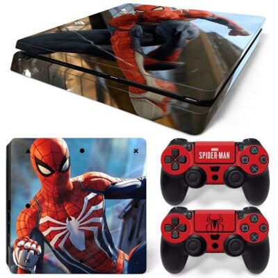OEM Autocollant Stickers Skin de Protection pour Console et Manette Sony Playstation PS4 Slim - Spiderman #2 OEM Autocollant Stickers Skin de Protection pour Console et Manette Sony Playstation PS4 Slim - Spiderman #2