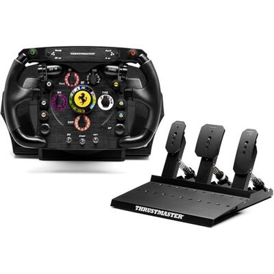 Thrustmaster TX Servo Base + Raceline Pedals III + Volant Add-On Ferrari F1 – Set de course – pour PC & Xbox Thrustmaster TX Servo Base + Raceline Pedals III + Volant Add-On Ferrari F1 – Set de course – pour PC & Xbox
