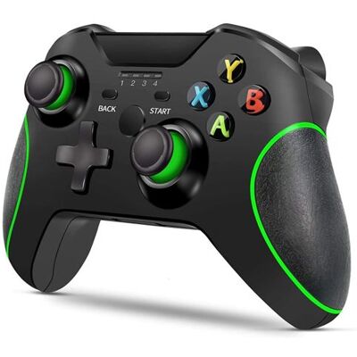 Manette de jeu sans fil Bluetooth pour Xbox One / One S / One X / PS3 -Noir Noir Manette de jeu sans fil Bluetooth pour Xbox One / One S / One X / PS3 -Noir Noir