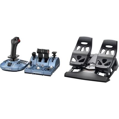Thrustmaster Captain Pack X + Rudder – Ensemble de simulation de vol complet – Licence officielle Airbus – Pour Xbox Series X/S et PC Thrustmaster Captain Pack X + Rudder – Ensemble de simulation de vol complet – Licence officielle Airbus – Pour Xbox Series X/S et PC