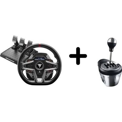 Thrustmaster T248-X Volant + 3 Pédales + Levier TH8A – Sans Pied – Xbox/PC Thrustmaster T248-X Volant + 3 Pédales + Levier TH8A – Sans Pied – Xbox/PC