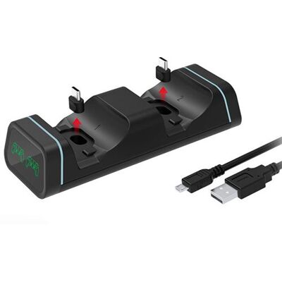 chargeur universel de manette de jeu pour PS5 / Switch pro / Google Cloud Controller / XBOX et autres DFE TYX-0613 noir Noir chargeur universel de manette de jeu pour PS5 / Switch pro / Google Cloud Controller / XBOX et autres DFE TYX-0613 noir Noir