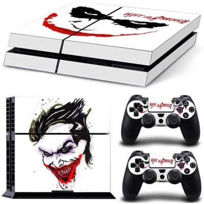 OEM Autocollant Stickers Skin de Protection pour Console et Manette Sony Playstation PS4 - Joker #48 OEM Autocollant Stickers Skin de Protection pour Console et Manette Sony Playstation PS4 - Joker #48