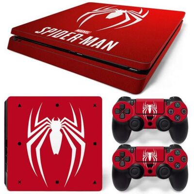 OEM Autocollant Stickers Skin de Protection pour Console et Manette Sony Playstation PS4 Slim - Spiderman #4 OEM Autocollant Stickers Skin de Protection pour Console et Manette Sony Playstation PS4 Slim - Spiderman #4