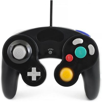Qumox Manette de jeu filaire Classique Joypad Contrôleur pour Nintendo GameCube GC Wii Console Qumox Manette de jeu filaire Classique Joypad Contrôleur pour Nintendo GameCube GC Wii Console