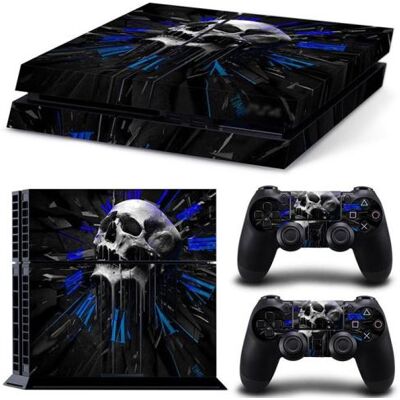 OEM Autocollant Stickers Skin de Protection pour Console et Manette Sony Playstation PS4 - Squelette #5 OEM Autocollant Stickers Skin de Protection pour Console et Manette Sony Playstation PS4 - Squelette #5