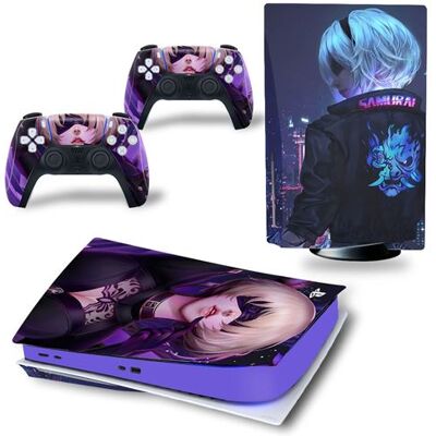 Autocollant Stickers de Protection pour Console Sony PS5 Edition Standard - - Cyberpunk 2077 (TN-PS5Disk-4604) Autocollant Stickers de Protection pour Console Sony PS5 Edition Standard - - Cyberpunk 2077 (TN-PS5Disk-4604)